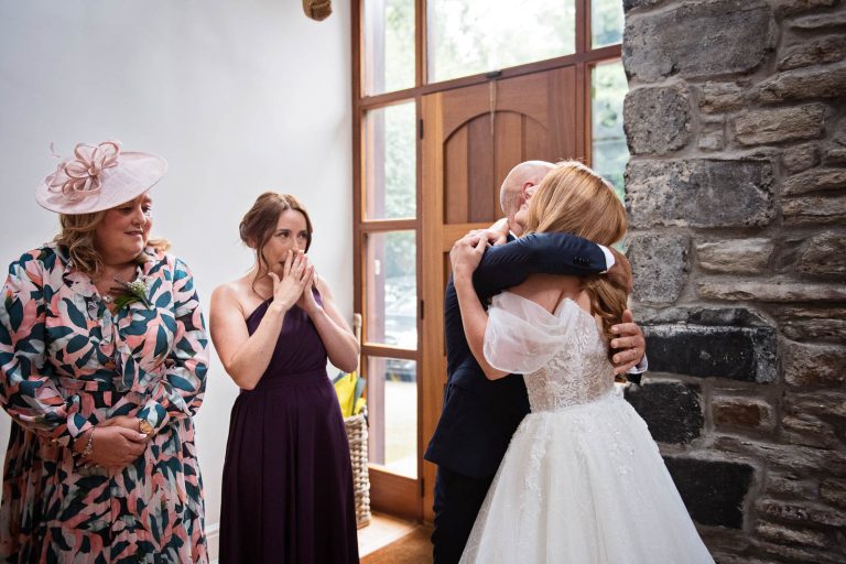 Natural Cardiff wedding photographer, Blooming Photography