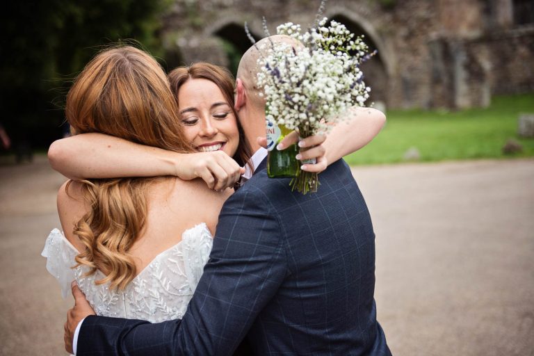 Candid moments taken by Blooming Photography at a wedding at Margam Country Park.