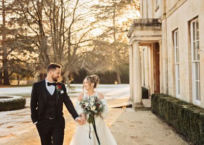 Winter Wedding at Eastington Park | Candid wedding photography