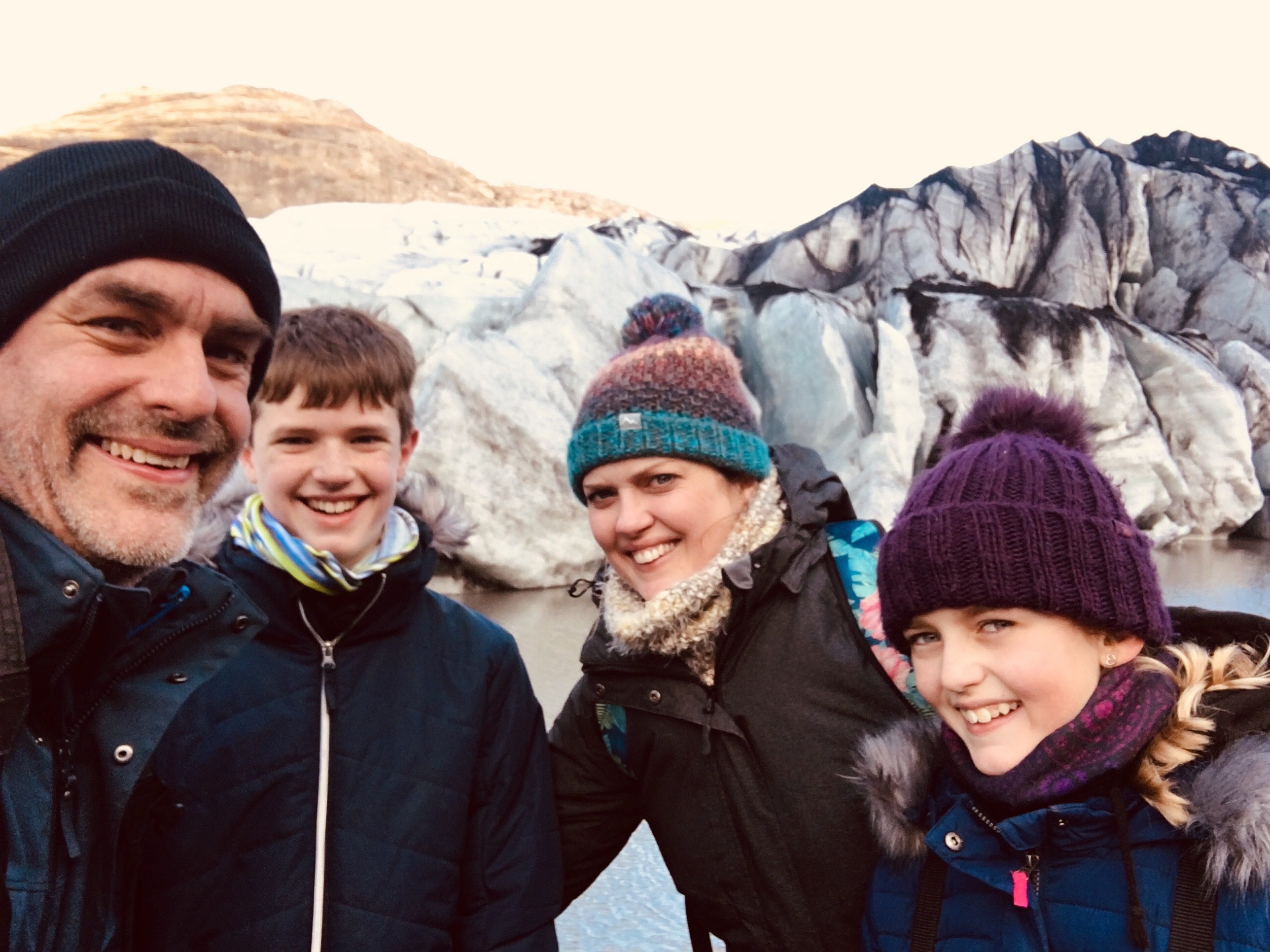 Family Roberts in Iceland